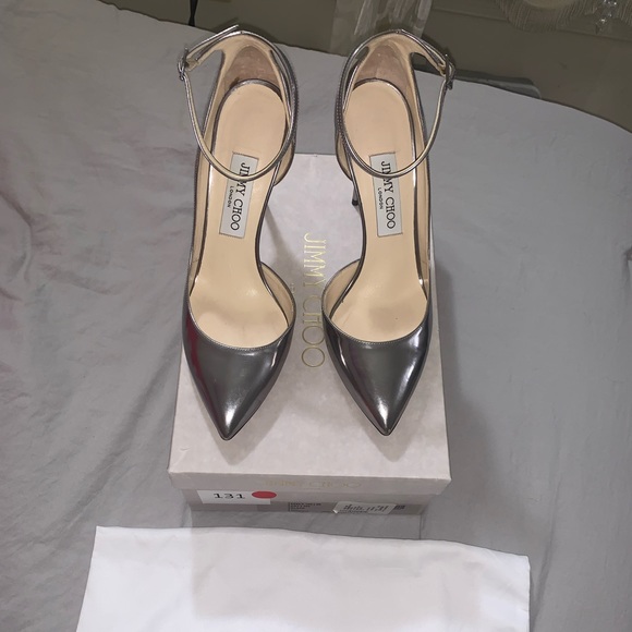 Jimmy Choo Silver Pumps - Picture 3 of 8